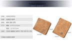 Men's Wallets European and American Retro Wallets Thin Fashion Casual Nubuck Leather Horizontal and Vertical Men's Wallets