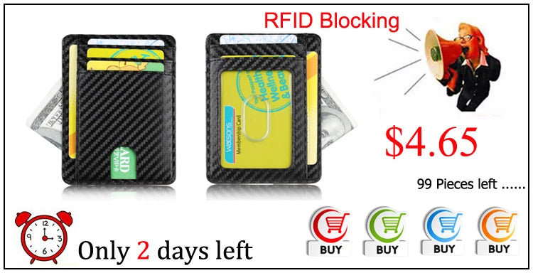 New Arrival High Quality Leather Magic Wallets Fashion Small Men Money Clips Card Purse Thin Cash Holder 3 Colors