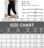 Men's Casual Pants Autumn Winter Fleece Sweatpants Men Running Jogger Sports Gym Trousers Fashion Solid Color Workout Long Pants