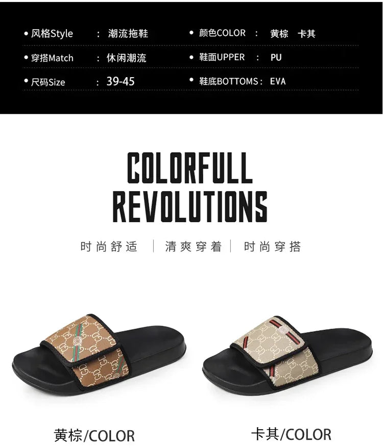 Men's Luxury Sandals Man 2024 High Quality Shoes Mens Sandal for Men Sandel Summer Shoes Sale Replica Brand Sandals Slipers Flat