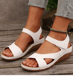 Women's Sandals 2025 Summer Sandals Women Heels Sandalias De Mujer Casual Wedges Footwear Summer Shoes Woman Soft Heeled Sandals