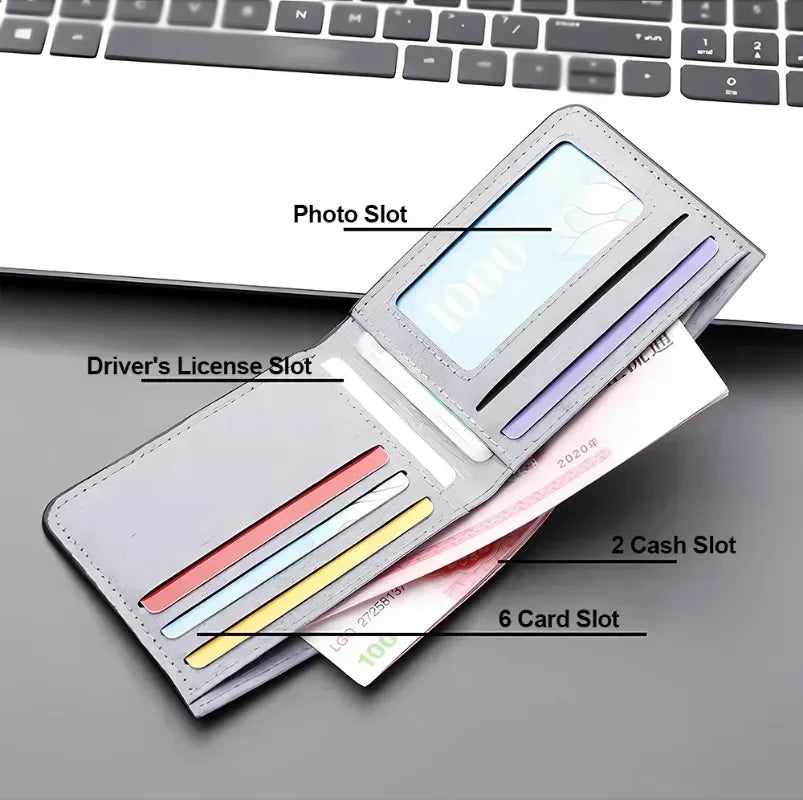 Dogman Anime Short Wallets Cartoon Nylon Wallet Portable Fashion Cartoon Dog Card Holder Coin Purse Cute Boys Purses Child Gift