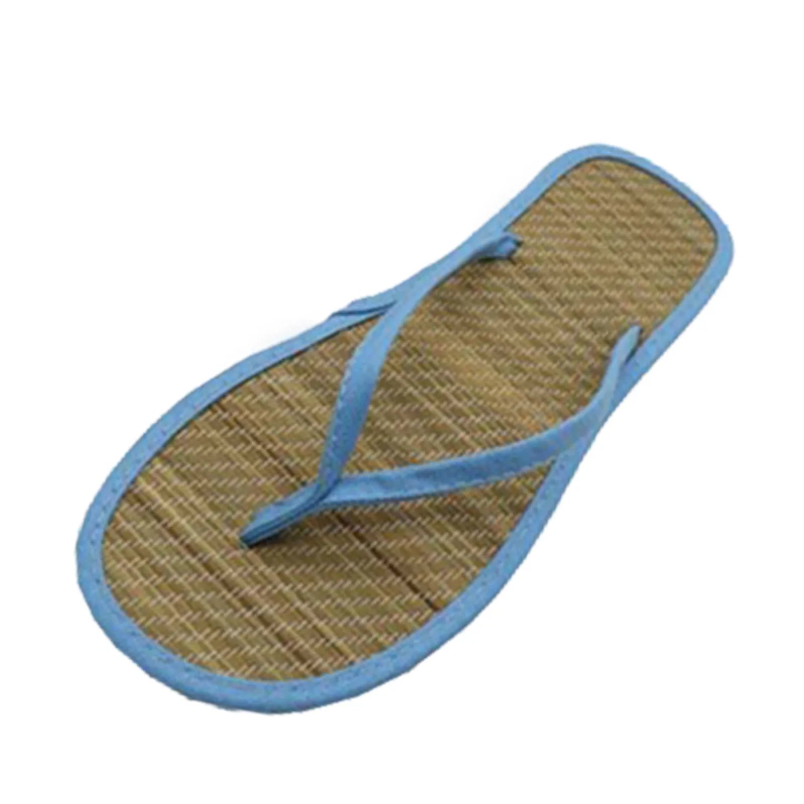 Women Flat Flip-flops Slippers Comfortable Non-slip Sandals Bamboo Rattan Flip Flop Home Bathroom Fashion Slippers Zapatos 2022