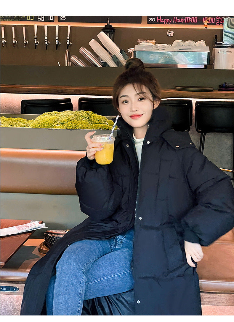 2024 New Winter and Autumn Women White Duck Down Hoodies Puffer Jackets Coats Warm Windproof Black White Coats