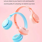 Headphones Kids Wireless Bluetooth Earphones Stereo Foldable Helmets Gaming Headsets Over-ear Headphones for Android ios Music