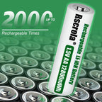 Portable AA Rechargeable Battery Fast Charge 1.5v Li-ion Battery Smart Battery Charge Protection Waterproof Dustproof Shockproof