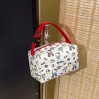 Hello Kitty Cosmetic Bag Large Capacity Travel Makeup Organizer Portable Toiletry Case Lipstick Storage Pouch Cute Cartoon Print