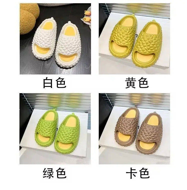 Women's Home Slippers 2023 New Arrivals Durian Slipper Summer Couples Casual Comfort Flip Flops Woman Flats Beach Shoes Slides