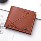2025 New Men Wallet Men's Short Multi-Card Position Fashion Casual Wallet Men Youth Thin Horizontal