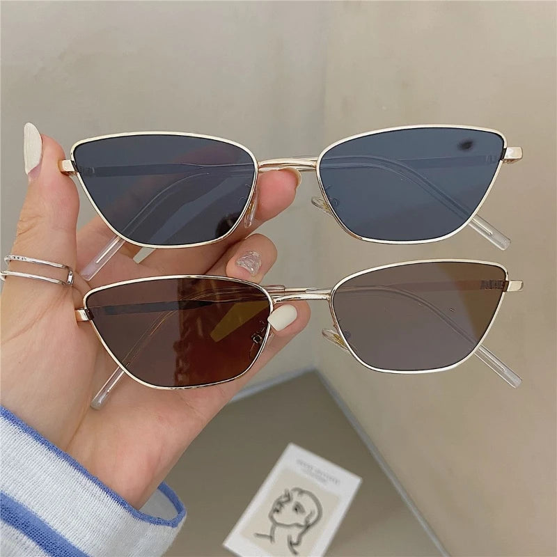Sunglasses for Women Classic Fashion Oversized Anti-Reflective Vintage Square Metal Sun Glasses Driving Eyewear UV400 Очки