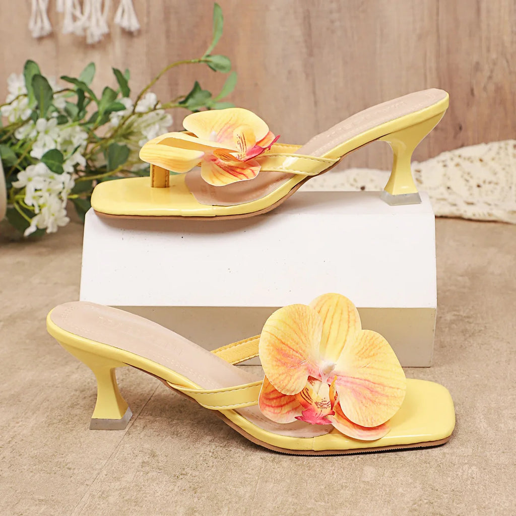 Women's Slippers Casual Fashionable  High Quality Shoes for Women Shallow Women Sandals Elegant Flowers Design Women's Slippers