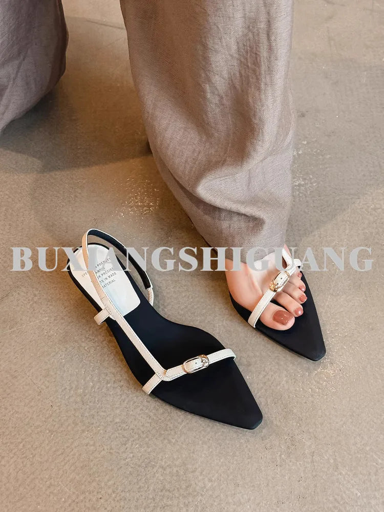 Women's Sandals Are Fashionable and High-end To Wear in Summer, Exquisite 2025 New Style with Skirts and Shoes