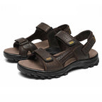 Men's New Fashion Open-Toe Casual Men's Summer Sandals Adjustable Non-Slip Comfortable Soft-Soled Beach Shoes Suitable for All S