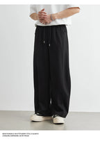 Men's American Fashion Casual Pants 2025 Summer New Style Solid Color Loose Drag Sweatpants Sports Straight Trousers Men's Wear