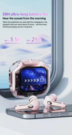 Translation Headphones with Multifunction Touch Screen Smart Wireless Bluetooth Earphone HiFi Audio Quality Business Earbud