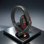 7260 Wired Headphones with Microphone，Suitable for work meetings、Study Recording、Entertainment Games，Compatible：PS4/PS5/Xbox One