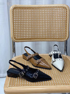 Sandals for Women Pointed Toe Daily Woman Shoes With Low Heels Summer 2024 Comfortable Trending Anti Slip Hot The Best Or Trend