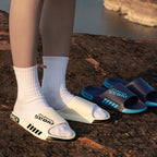 Big Size 48-49 Men Slippers Summer Flat Sole Home Slippers For Women Man Open Toe Trend Slides Couple Light Beach Shoes Sandals