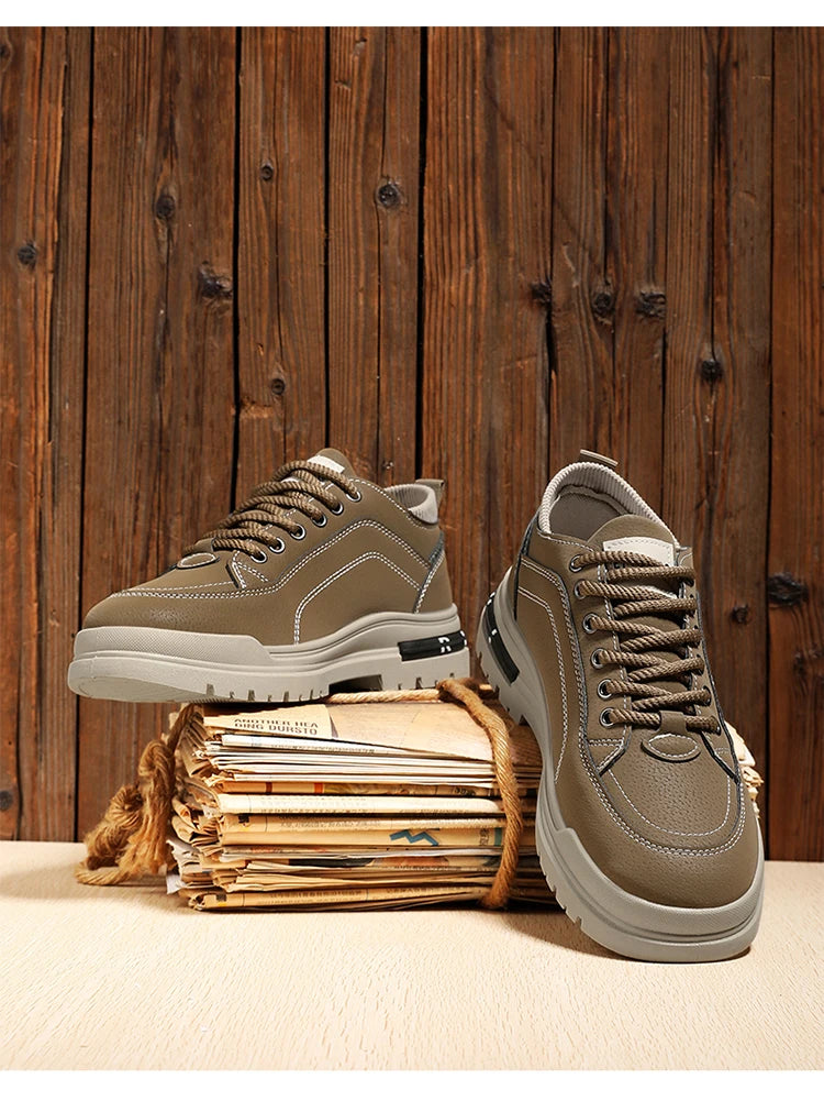 Men's shoes four seasons soft-soled non-slip casual shoes outdoor youth walking shoes fashion student sports shoes tooling shoes