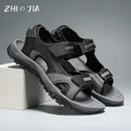 Summer New Sandals Men's Water Beach Breathable Quick Drying Shoes Comfortable Flat Bottom Non slip Sandals Driving Shoes