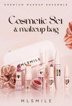 Makeup Kit With Organize Case Lipstick Contour Highlight Liquid Eyeshadow Lip Mud Eyebrow Pencil Mascara Women Cosmetics Set