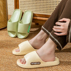 Men's Non-Slip Slippers for Women Summer New Indoor Home Soft Bottom Middle-Aged and Elderly Couples Bathroom Bathing Slippers for Men