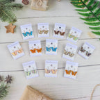 10Pairs/Lot Fashionable Women's Stainless Steel Earrings, Daily Jewelry Accessories Gifted To Friends, Randomly Shipped