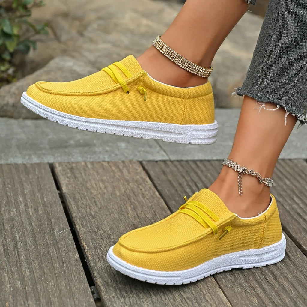 Women Flats Shoes New Summer Casual Breathable Loafers Platform Designer Shoes Slip on Fashion Sneakers Women Zapatos De Mujer