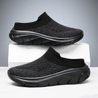 2025 Men Slippers Summer Breathable Home Indoor Slippers Men Thick Bottom Slides Fashion Couple Walking Shoes Chanclas Hombre