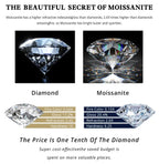 NKHOG Full Moissanite Necklace Pendant For Women 925 Sterling Silver Plated 18k Gold Pass Diamond Test Wedding Gift Fine Jewelry