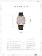 Women Watches Brand Luxury Fashion Ladies Watch Leather Watch Women Female Quartz Wristwatches Montre Femme Reloj Mujer