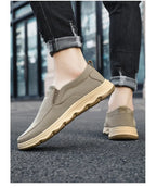 Shoes for men, 2025 autumn new single shoes, British style bean shoes, dad shoes, one foot casual shoes