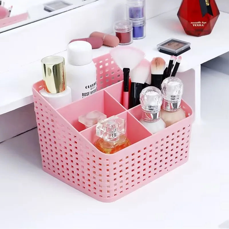 Makeup Organizer Box For Cosmetics Desk Office Storage Skincare Case Lipstick Case Sundries Jewelry Organizer Box