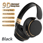 Hifi Wireless Headphones 9D Heavy Bass Surround Stereo Bluetooth Earphones Foldable Adjustable Support TF Card/AUX Play With Mic