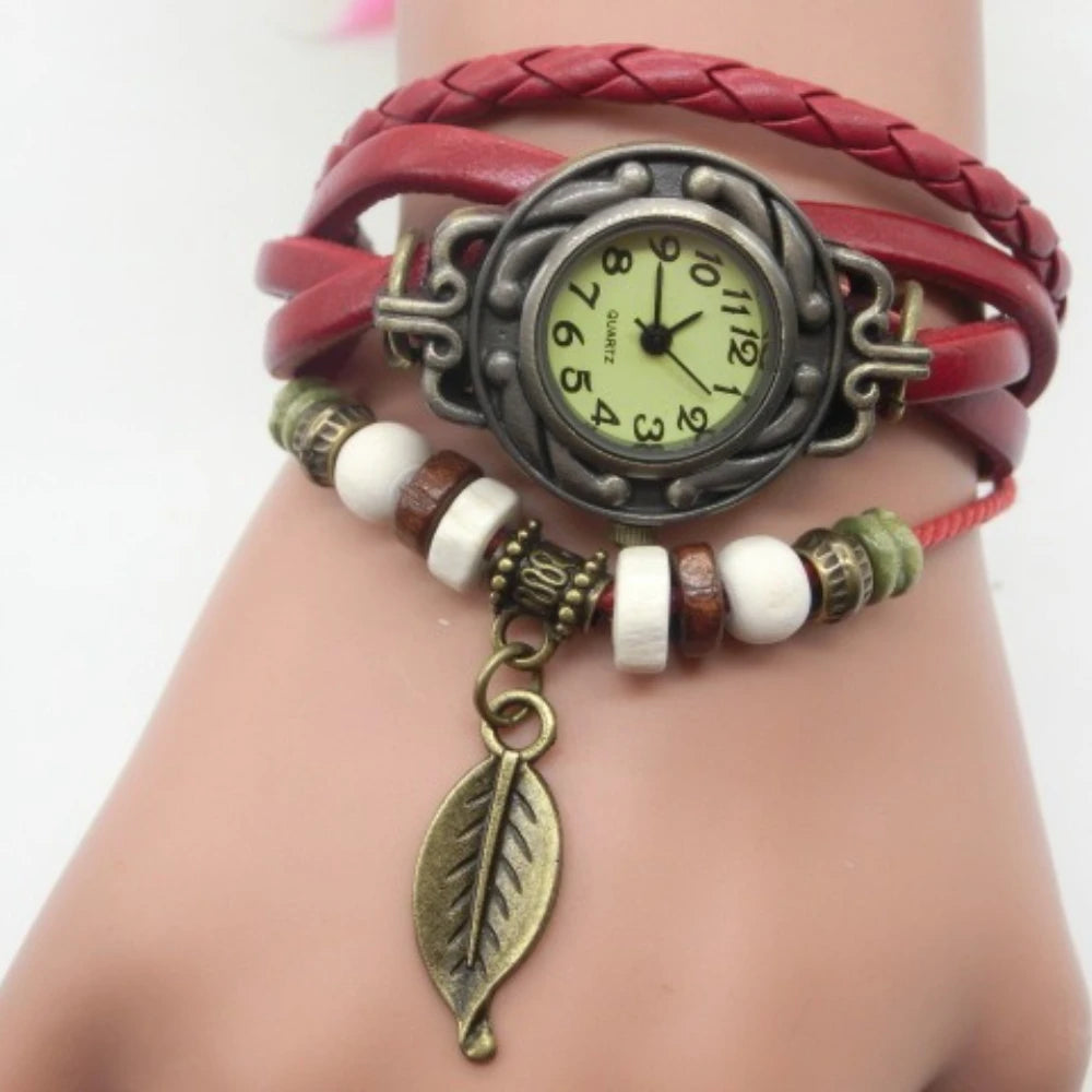 Elegant Ladies Watches Vintage Wristwatches for Women Leather Strap Small Dial Female Quartz Watch Часы Женские Наручные