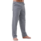 Pajama Pants Men's Pants Pure Cotton Home Pants Thin Summer Loose Plaid Cotton Home Pants Spring & Fall Air-Conditioned Pants