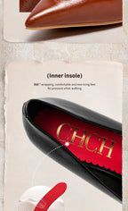 C-H Woman's High Heels  New High Quality Pointed Shoes Business Commuter Girls Shoes Banquet Party Shoes 9cm