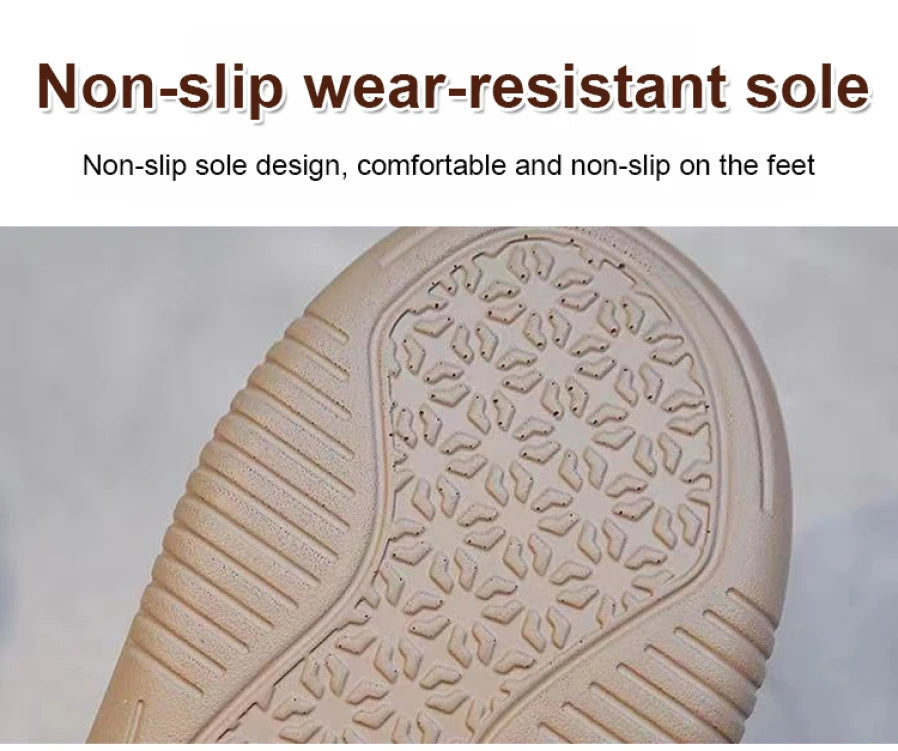 Women's Flats Loafers Platform Casual Slip-On Sandals Retro and Stylish Hollow Low Top Shoes Fashion Non-Slip Beach Sneakers