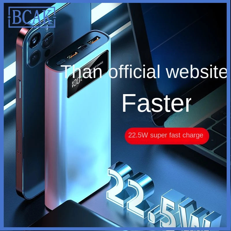 Power bank 20000mAh large capacity two-way PD flash charging live broadcast applicable to all mobile phones BCAK