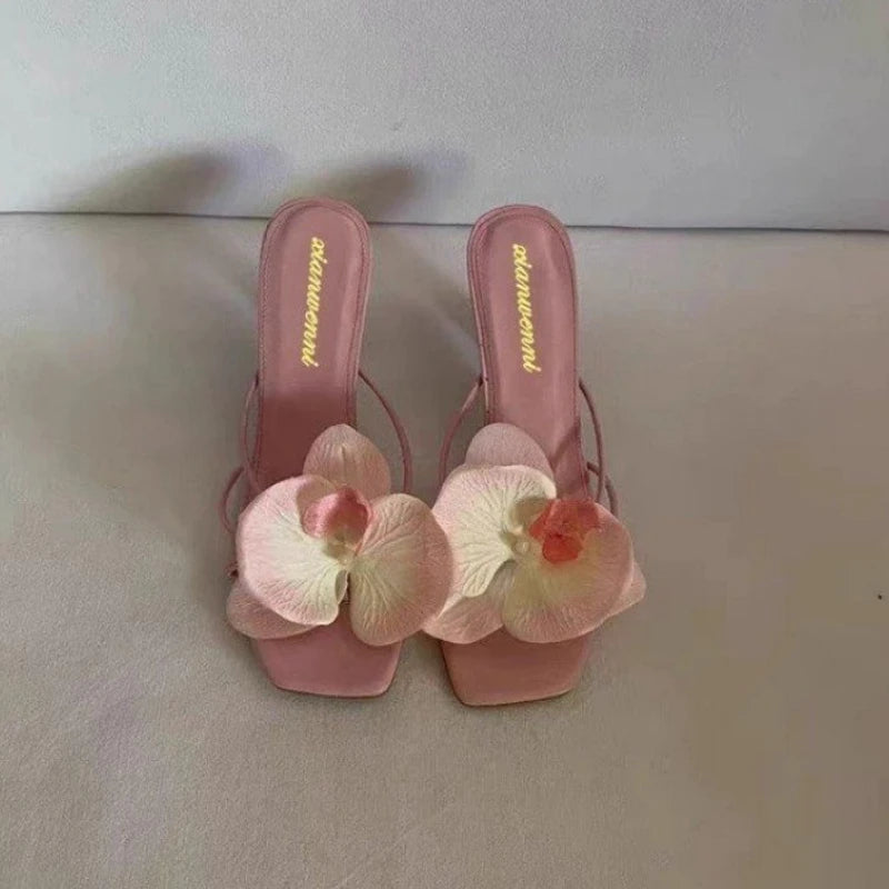 Women's Slippers Casual Fashionable High Quality Shoes for Women Shallow Women Sandals Elegant Flowers Design Women's Slippers