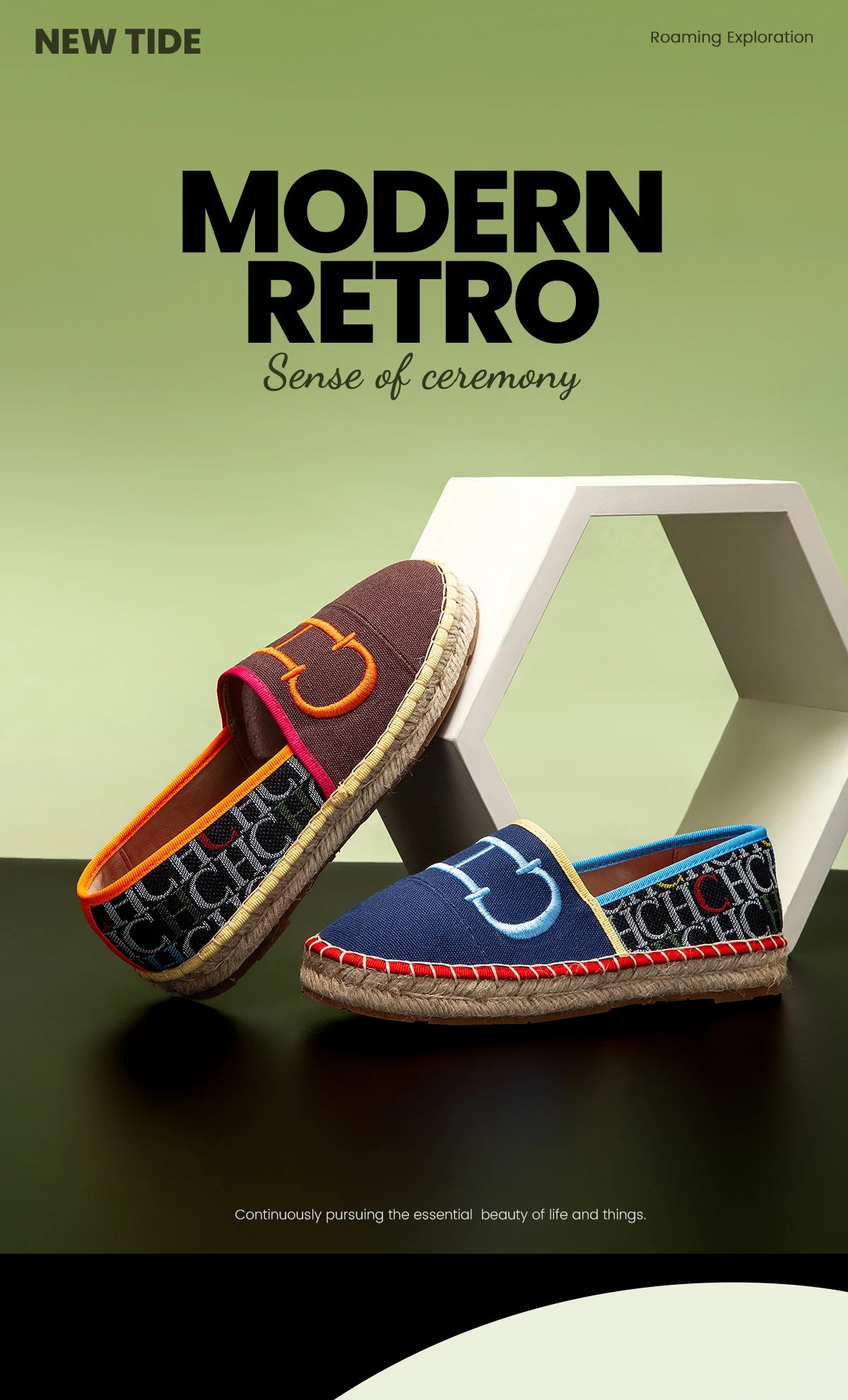 Women's Flats Letter Print Design Versatile Woman's Fisherman Shoes Loafers