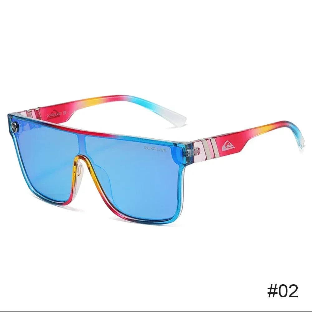 Fashion Sunglasses Men Women Outdoor Large Frame Oversized Sports Goggle Wholesale Beach Sun Glasses Colorful Uv400