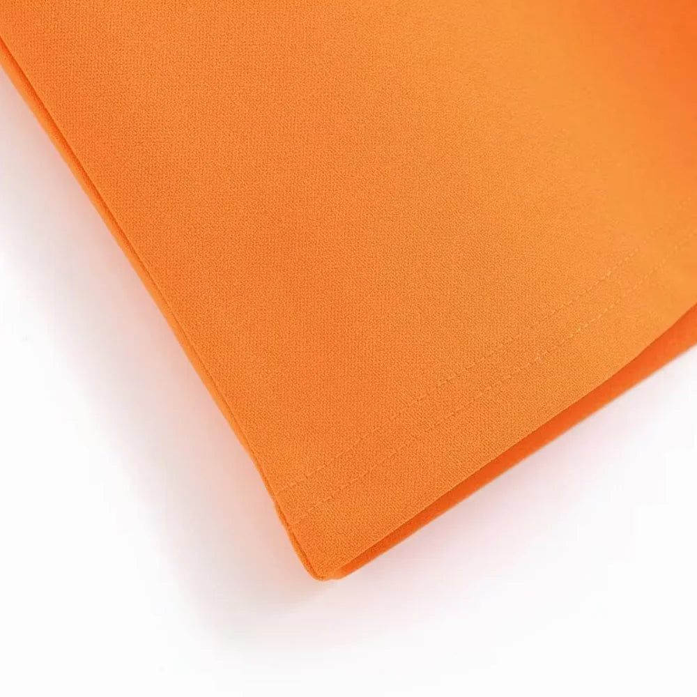 Women's Stitch Fit Short Dress Round Neck Hanging Neck Sleeveless Open Back Button Zipper Opening Spring/Summer New Fash