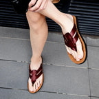 Men's High Quality Sandals Summer Men Shoes Breathable Walking Beach Slippers Outdoor Sandals Casual Fashion Male Filp Flops