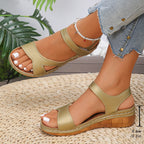 Women's Sandals Casual Summer Shoes Woman 2025 Summer Sandals Low Heels Sandals Comfortable Wedges Footwear Women