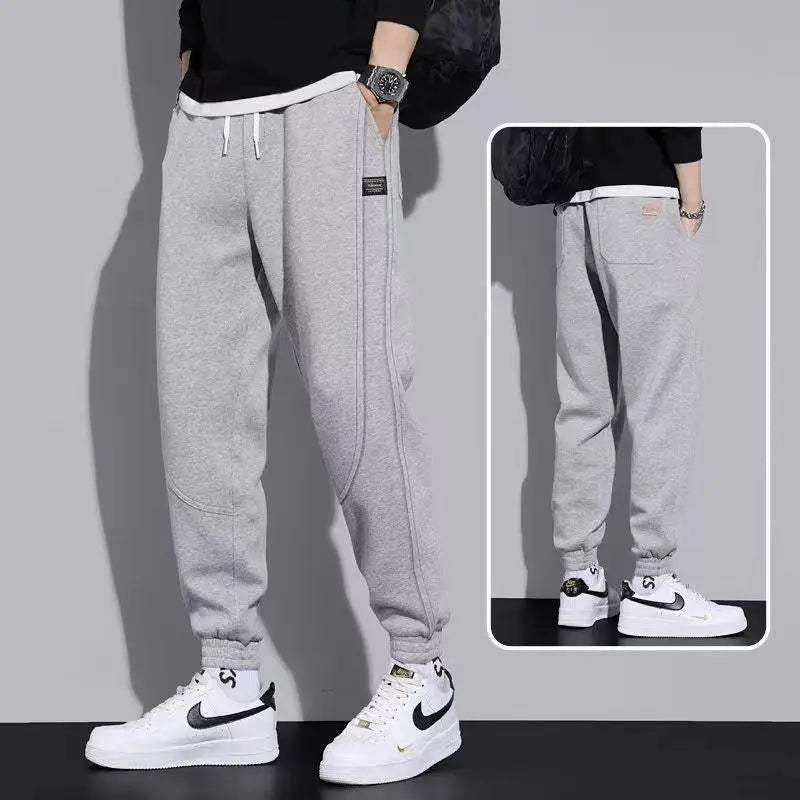 2024 New Trendy Solid Color Pants, Multi Flap Pocket Men's Cargo Pants, Loose Casual Outdoor Pants, Men's Work Pants oversized