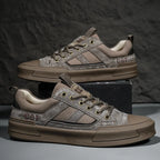 New Shoes for Men Casual Male Sneakers Platform New Men's Casual Leather Shoes Business or Casual Thick-bottom Wear-resistant