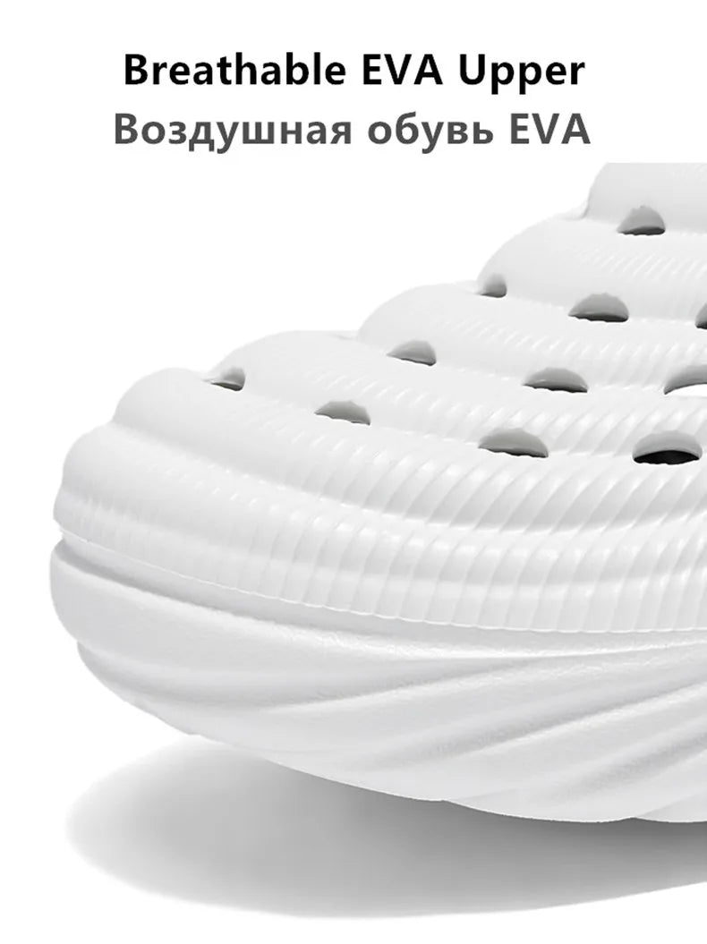 New Men Massage Slippers Slides Indoor Outdoor Sandals Beach Casual Shoes Comfortable Sole Men's Slippers