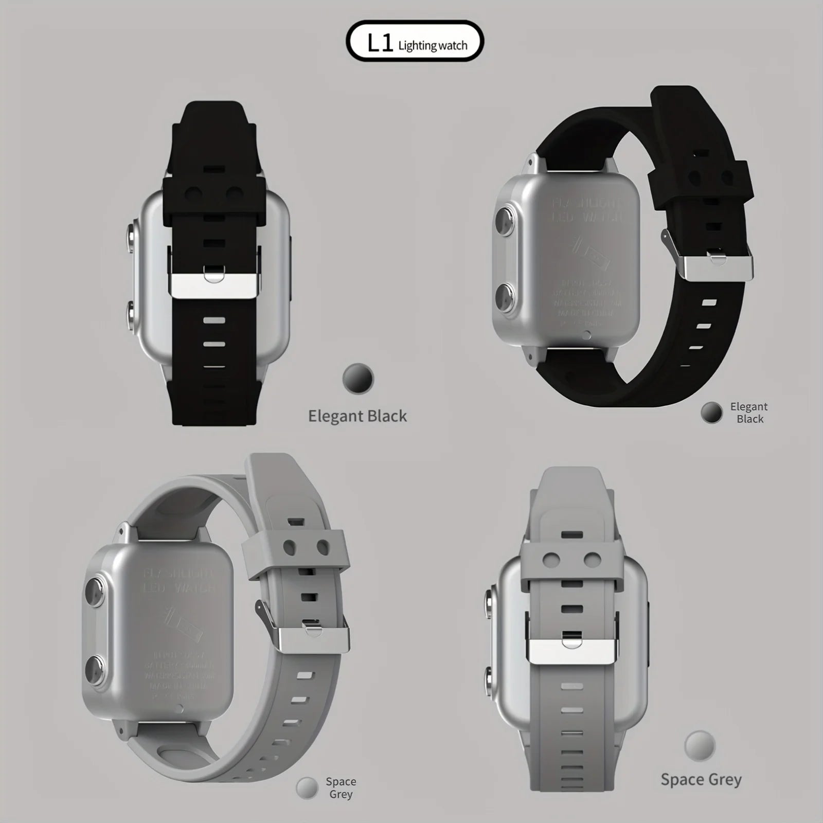 New lighting watch, digital display, high aesthetic value LED men's and women's couple watch, electronic watch