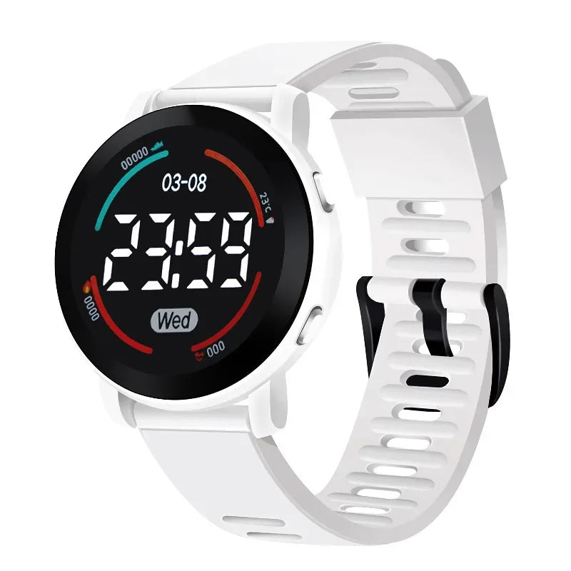 Couple Watches Fashion LED Digital Watch for Men Women Sport Silicone Casual Watch Electronic Clock New Boys Girls Student Clock